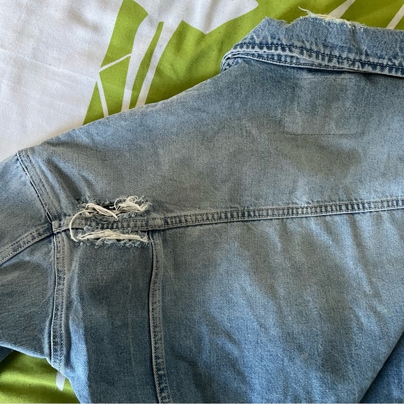 JACK AND JONES Denim Blue Button Down Jean Jacket - Picture 5 of 13